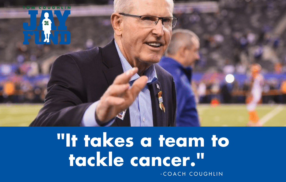 The Tom Coughlin Jay Fund. Helping families battle childhood cancer.