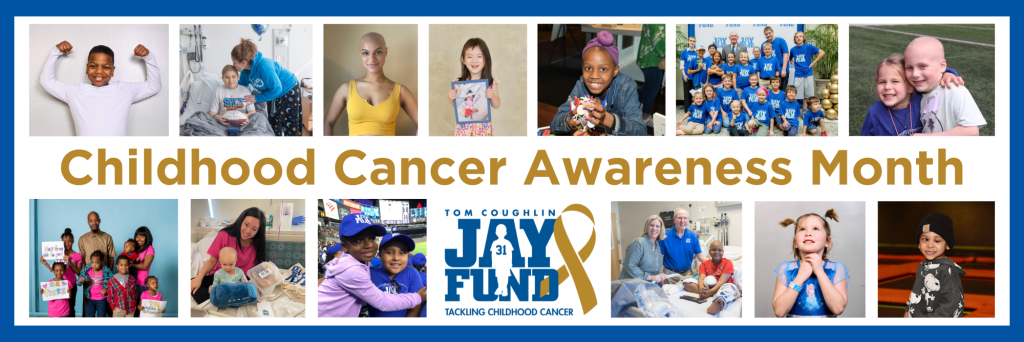 Childhood Cancer Awareness Month website header x px